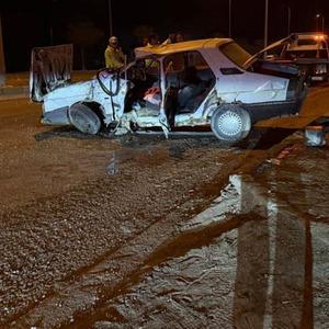 Karapınar'da tır ile otomobil çarpıştı: 2 yaralı