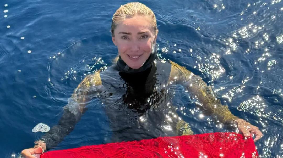 Şahika Ercümen den Cumhuriyet in 102 nci yılı ve Gazze için yeni dünya rekoru 2