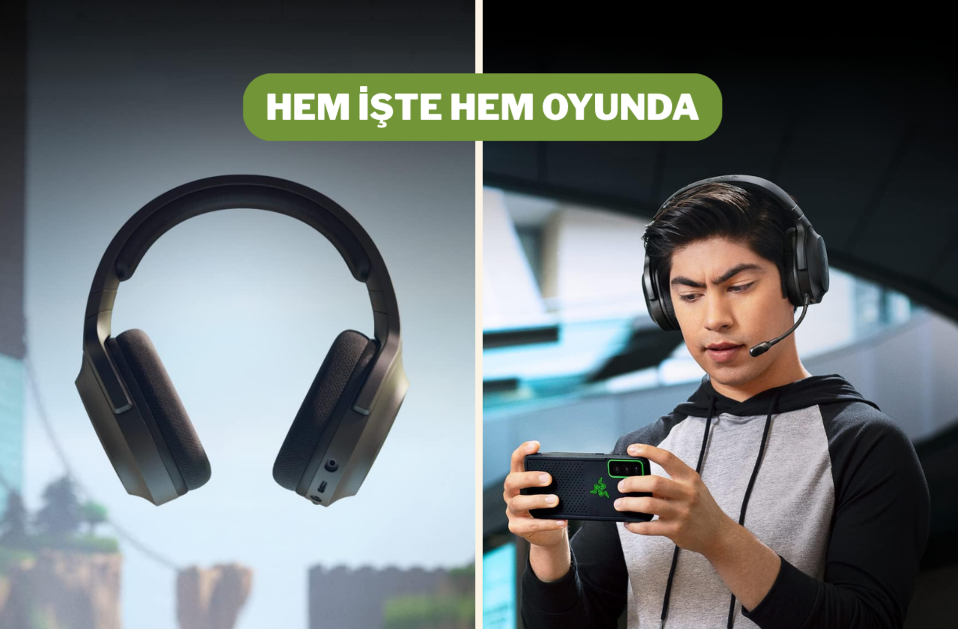 Net ses, sıfır gecikme, maksimum konfor: Razer kulaklık bugün için indirimde