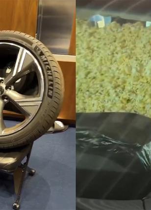 Milli oyuncuya inanılmaz şaka! Arabasının lastiğini söküp patlamış mısırla doldurdular