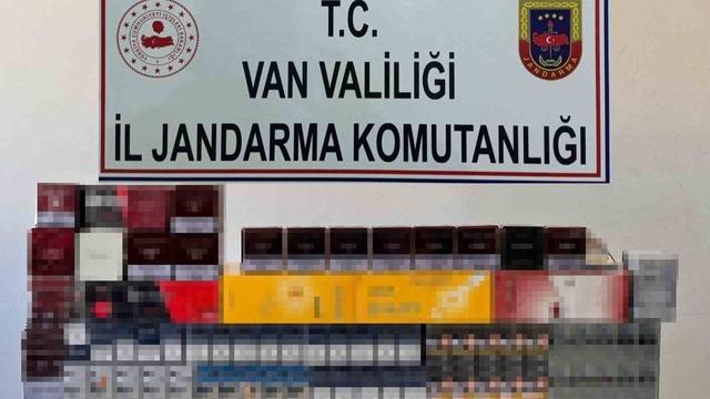 Van’da bin 856 paket kaçak sigara ele geçirildi