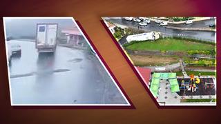 Yer: Sarıyer... TIR, çocuk parkına böyle devrildi: O sırada öğrenciler...