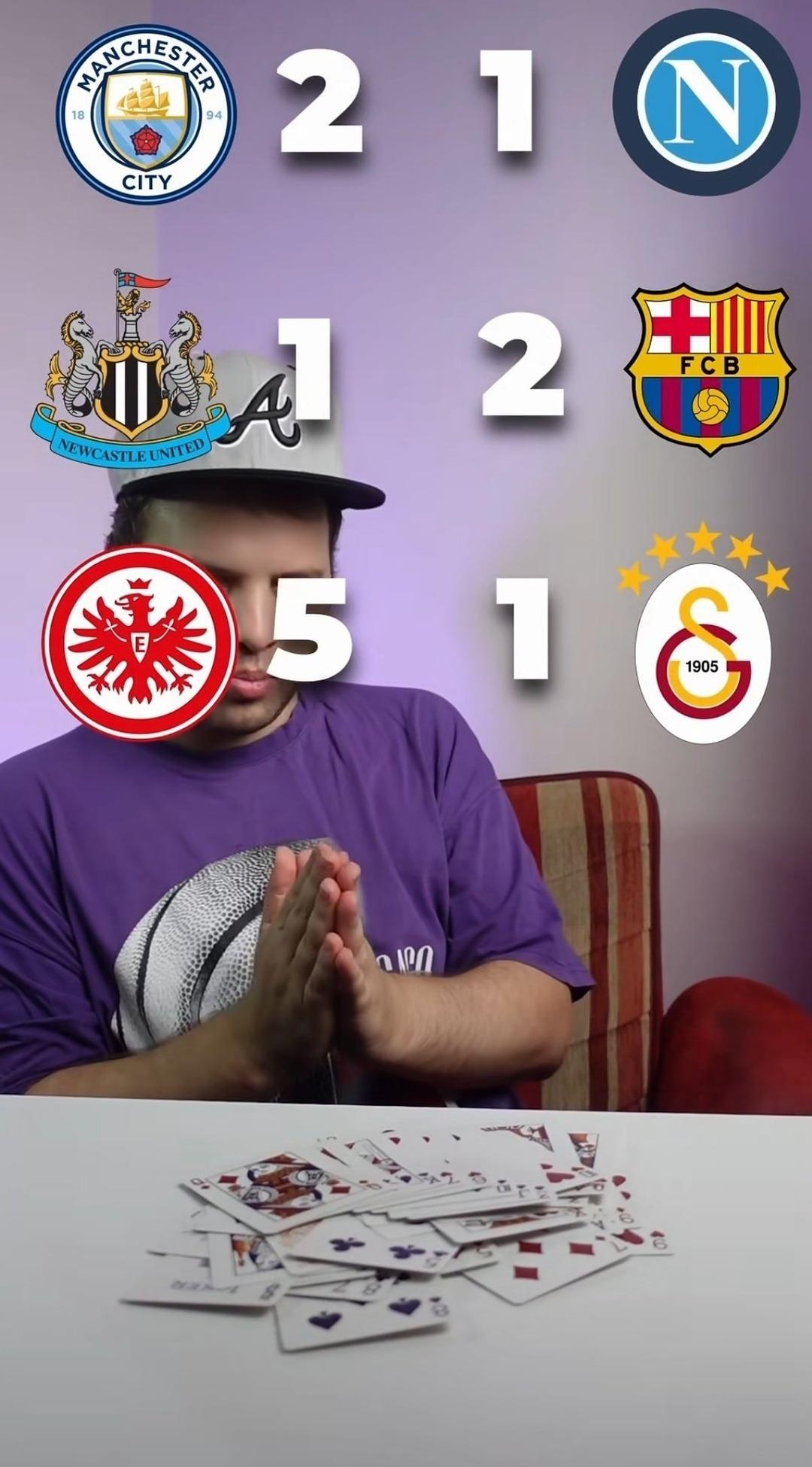 G.Saray ın ilk 2 Şampiyonlar Ligi maçını doğru tahmin eden ünlü fenomen bu seferde 3.maç için skor verdi! Tam 6 gol dedi... 1