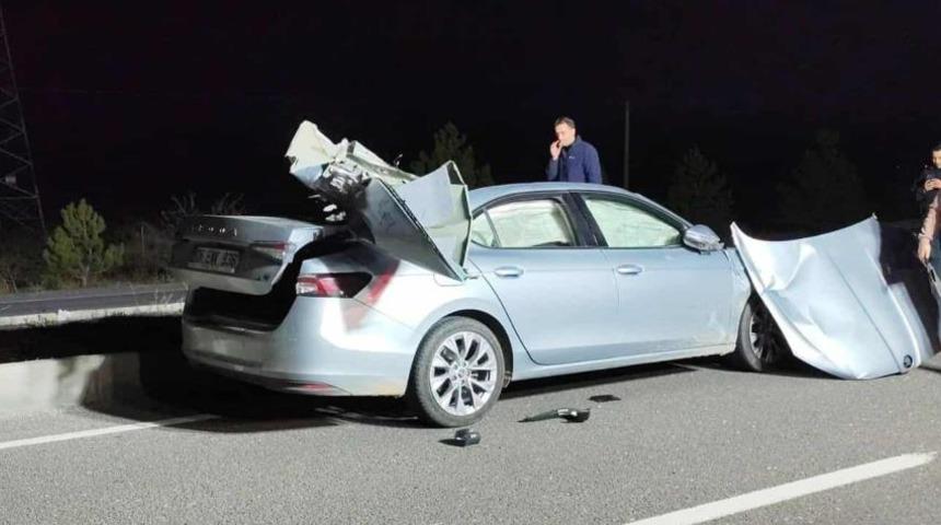 Kütahya-Tavşanlı karayolunda feci kaza: 1 ölü, 2 yaralı