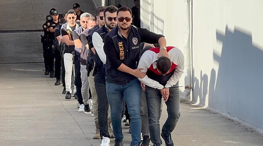 Adana'da merkezli yasa dışı bahis operasyonu! Yakalanan 18 şüpheli tutuklandı