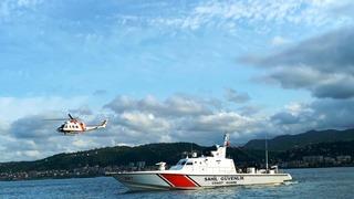 Trabzon'da denizde kaybolan balıkçıyı arama çalışmaları sürüyor