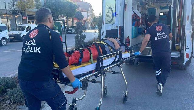 Karaman’da otomobilin çarptığı kadın yaralandı 1