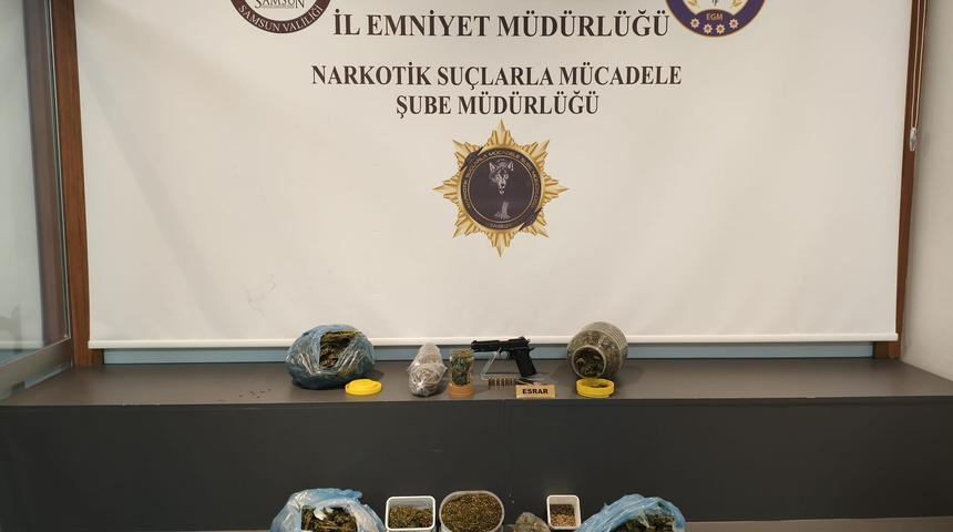 Samsun'da uyuşturucu operasyonu! 2 şüpheli yakalandı