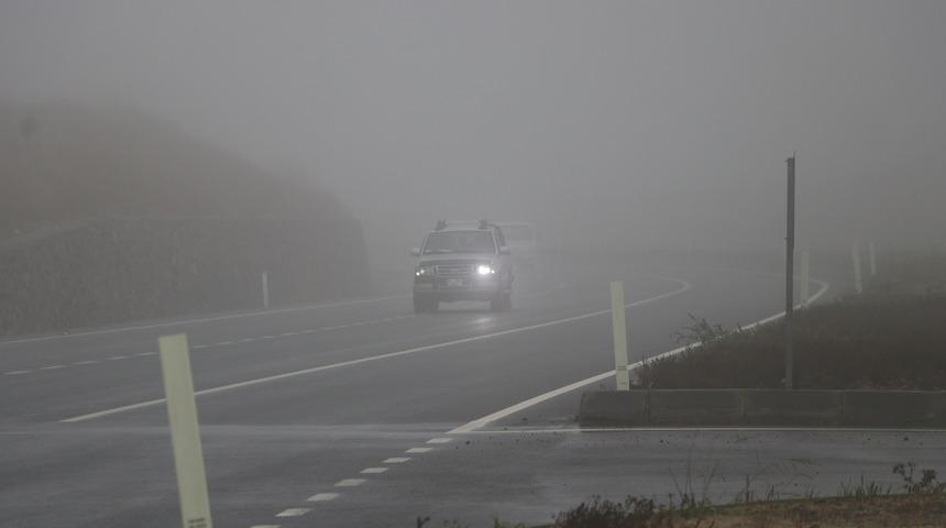 Tekirdağ'da sis etkili oldu