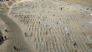 Gazze'de yürek burkan görüntü! Mezarlıklarda boş yer kalmadı