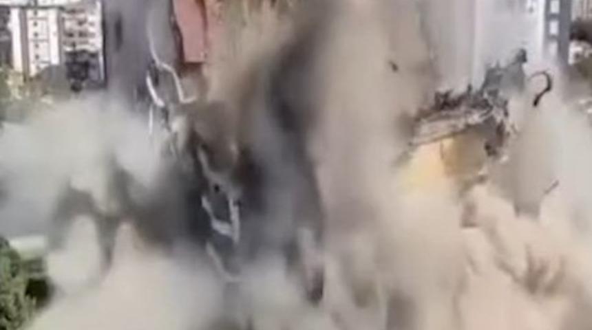 Diyarbakır’da 11 katlı bina, yıkım sırasında çöktü