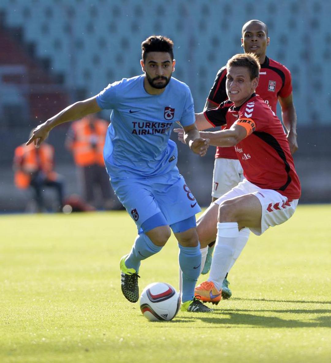 Differdange - Trabzonspor ma&ccedil;ından kareler