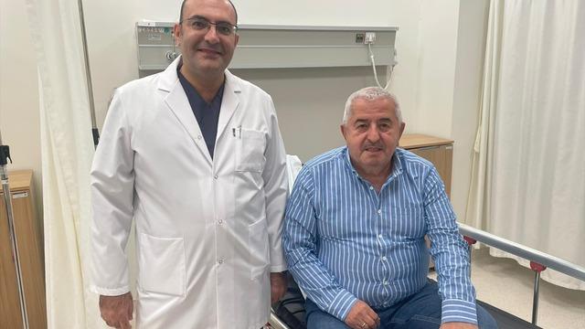 Yemek borusuna takılan 4 santimetrelik kemik endoskopiyle çıkarıldı