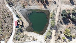 Kuraklık etkili oldu, göletlerde su seviyesi düştü