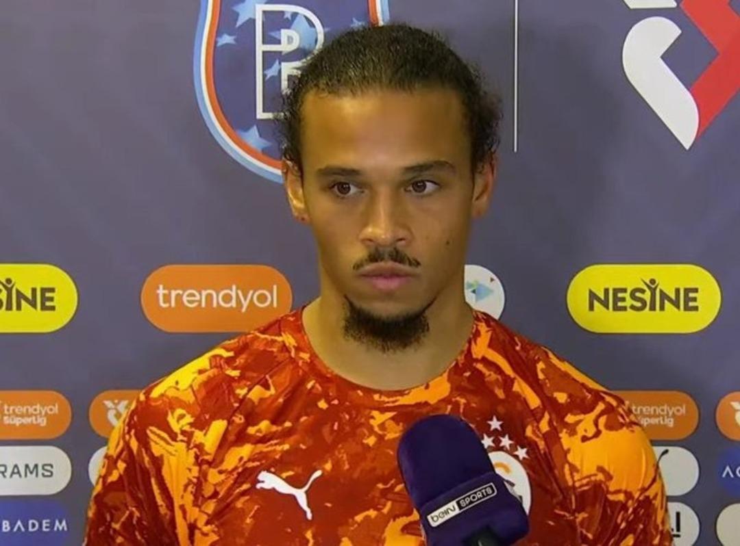 Galatasaray da Leroy Sane 2.5 sene sonra double yaptı! Maç sonu Okan Buruk ve İlkay Gündoğan a özel pay verdi... 1
