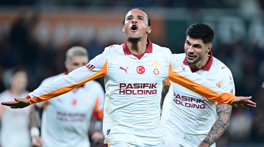 Galatasaray'da Leroy Sane 2.5 sene sonra double yaptı! Maç sonu Okan Buruk ve İlkay Gündoğan'a özel pay verdi...