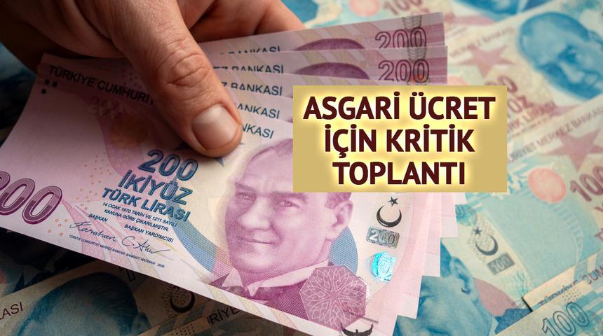 Asgari ücret için tarih geldi! İşçi, işveren ve hükümet toplanıyor