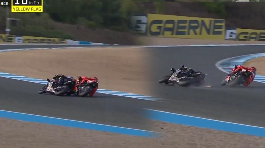 Toprak Razgatlıoğlu'na kasti olarak çarpıp yarış dışı bıraktı! Bulega'dan çirkin hareket: "Tarihin en skandal hamlesi"