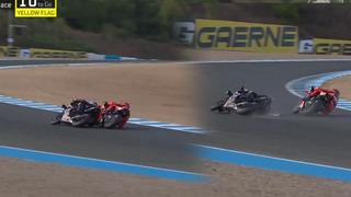 Toprak Razgatlıoğlu'na kasti olarak çarpıp yarış dışı bıraktı! Bulega'dan çirkin hareket: Tarihin en skandal hamlesi