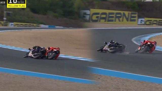 Toprak Razgatlıoğlu'na kasti olarak çarpıp yarış dışı bıraktı! Bulega'dan çirkin hareket: Tarihin en skandal hamlesi