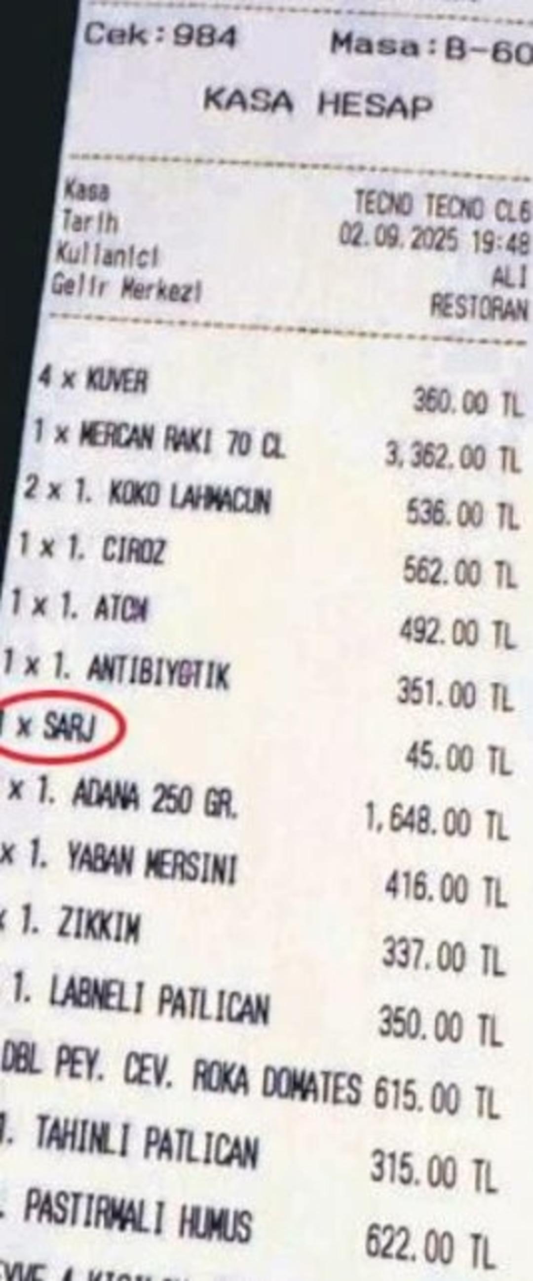 Restoranlarda yeni dönem! Adisyonda yazanı gören müşteri şaşkına döndü 1