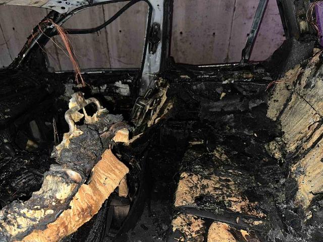 Sinop’ta yabancı plakalı araç küle döndü 1