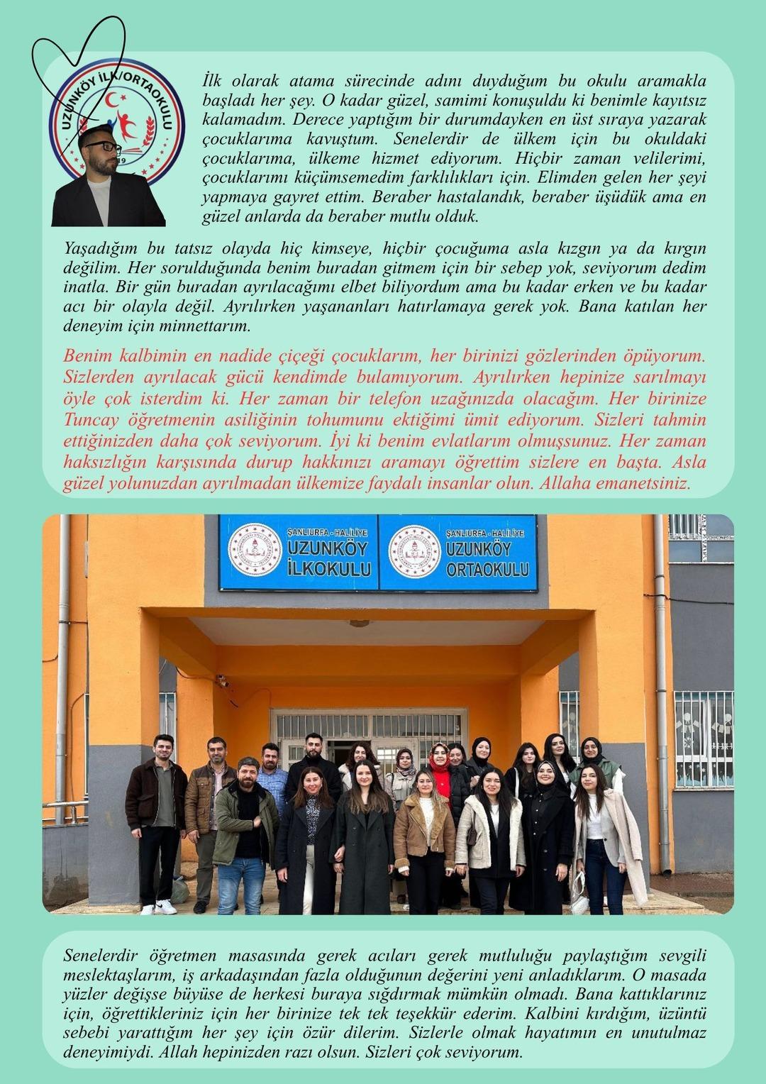 Öğrencilerinin yanında veli tarafından darp edildi! Canını kurtardı görevi bıraktı 4