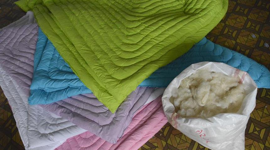 Havalar soğudu yün yorganlara talep arttı