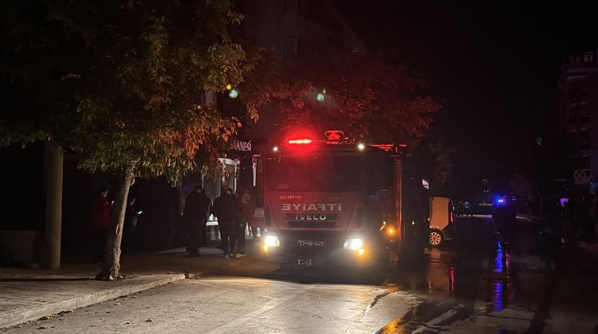 Edirne'de pastanede çıkan yangın söndürüldü