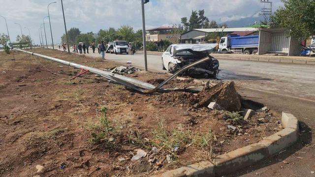 Hassa’da trafik kazası: 1 yaralı 2