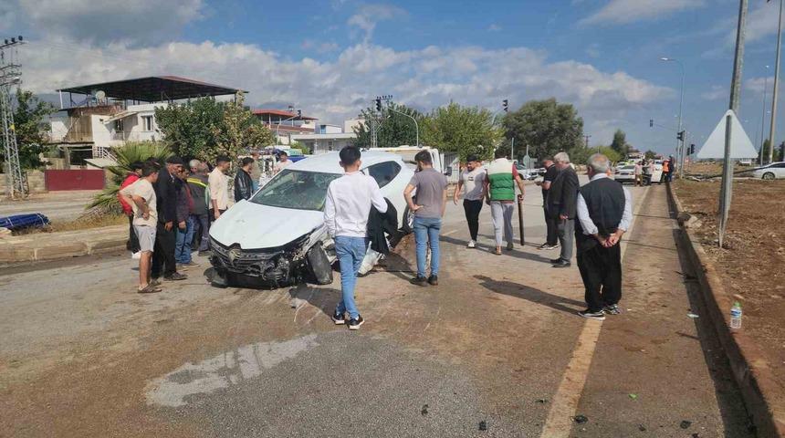 Hassa’da trafik kazası: 1 yaralı