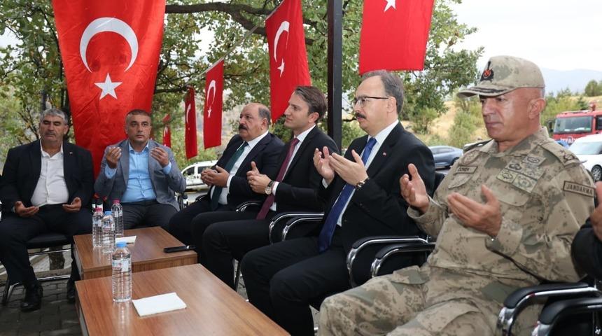 Baykan’da derince köyü şehitleri dualarla anıldı