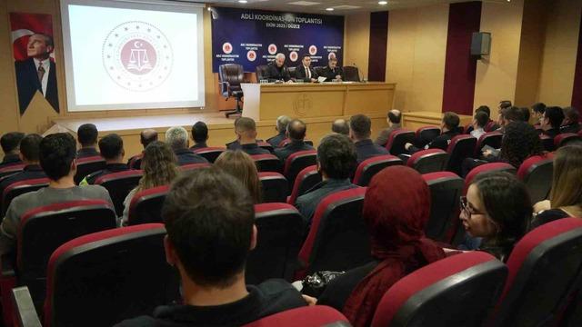 Adli koordinasyon toplantısında adli soruşturmalar süreci konuşuldu