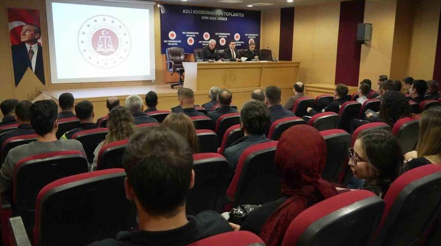 Adli koordinasyon toplantısında adli soruşturmalar süreci konuşuldu