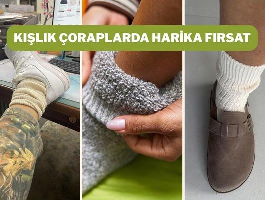 Kışlık çorap alışverişinizi ucuza getiren kampanya!