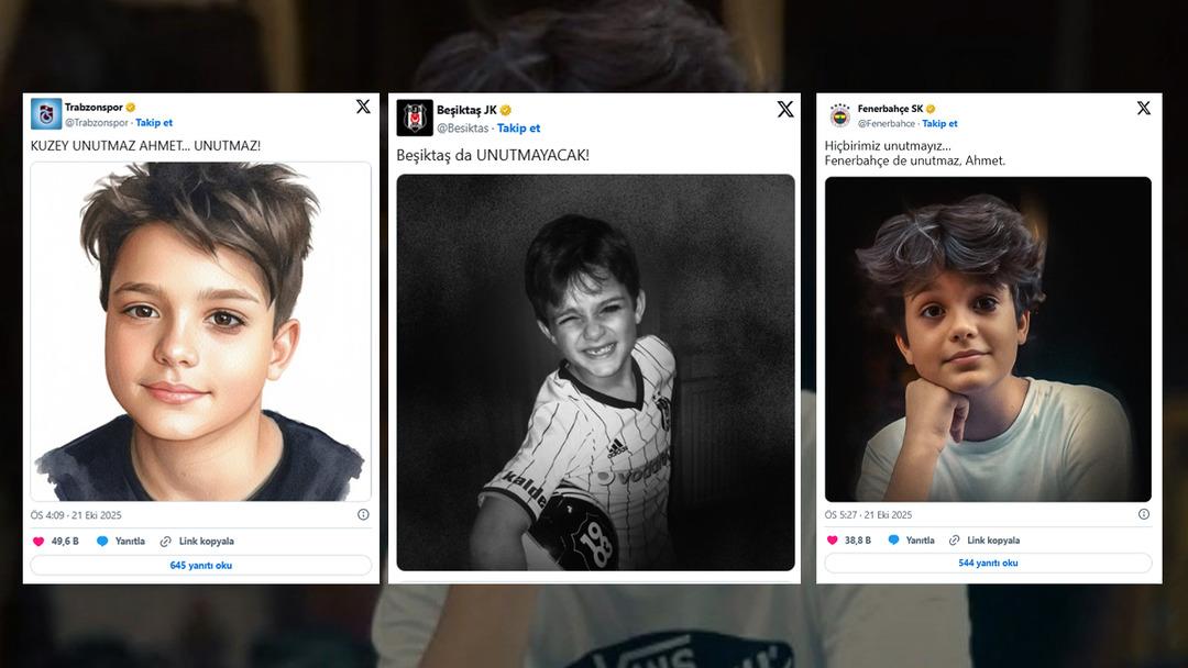 Trabzonspor, Beşiktaş, Galatasaray ve Fenerbahçe den Mattia Ahmet paylaşımı 1