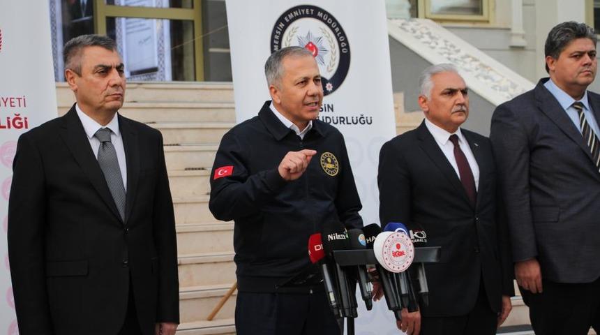 İçişleri Bakanı Yerlikaya: "Narko Kapan Mersin'le 3 organize suç örgütü çökerildi, 370 şahıs yakalandı"