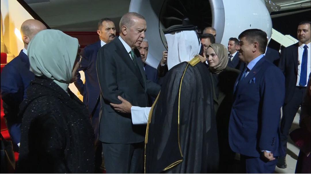 Cumhurbaşkanı Erdoğan Katar a geldi 1