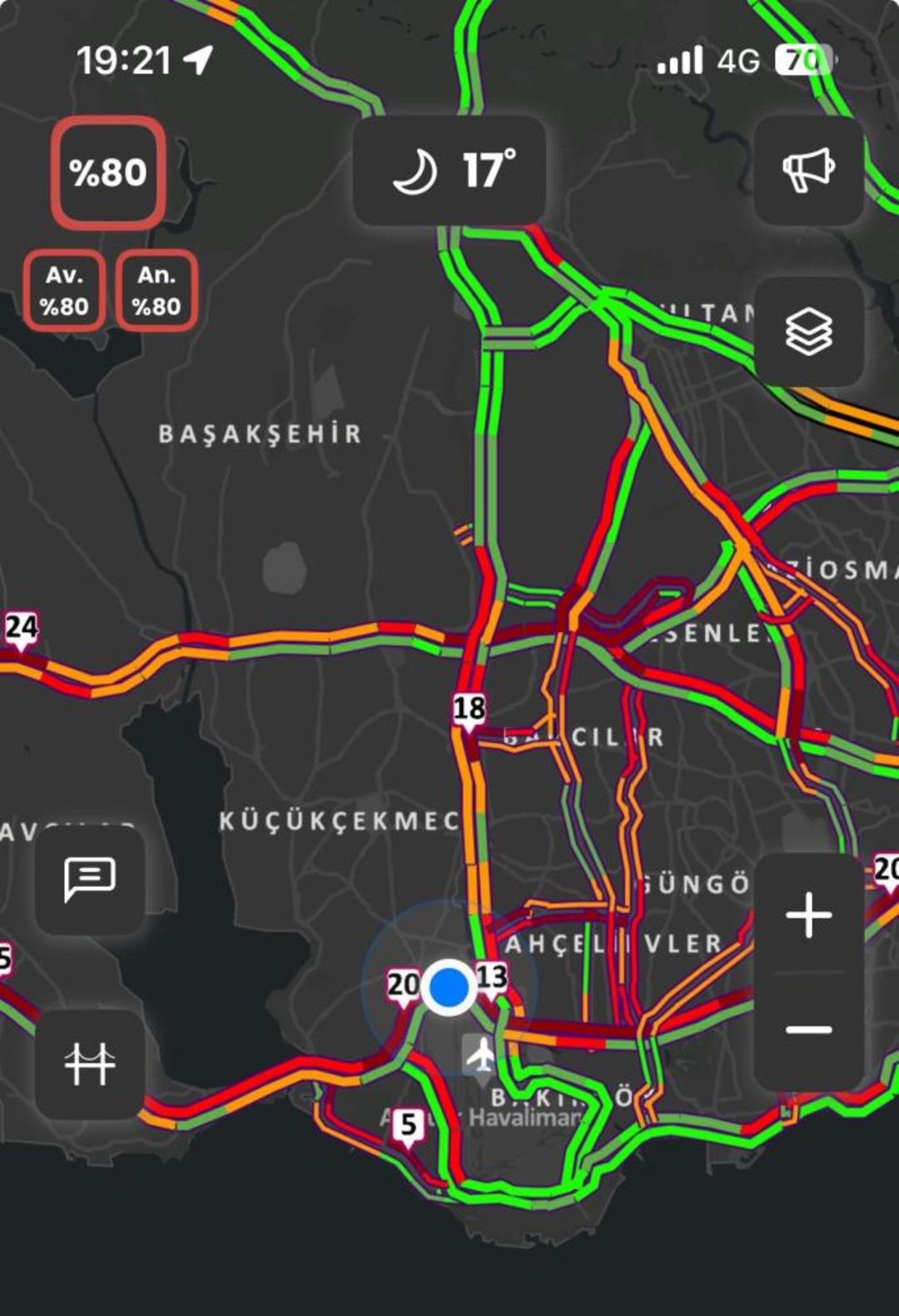 İstanbul’da trafik yoğunluğu yüzde 80’e ulaştı 2