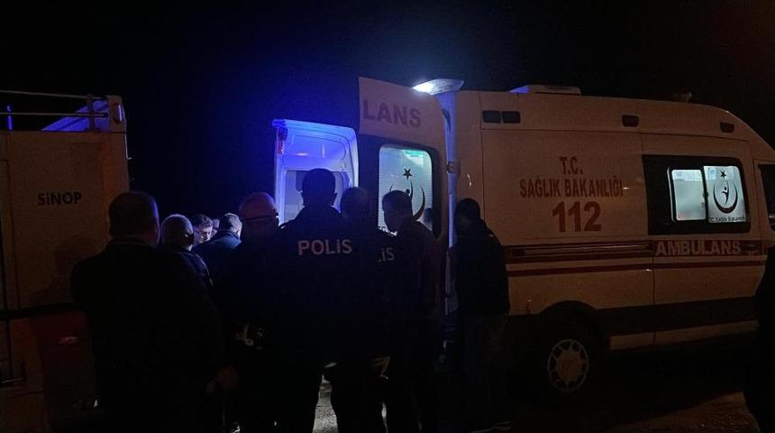 Sinop'ta dengesini kaybeden adam uçurumdan yuvarlandı