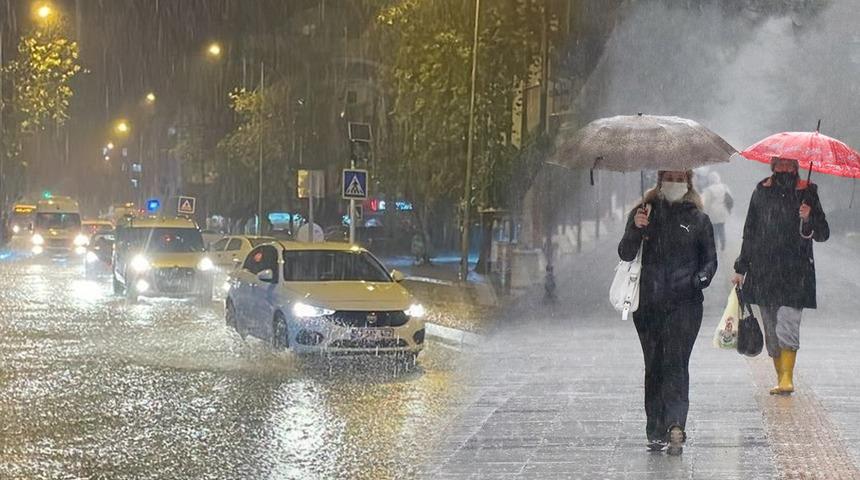 Meteoroloji gün verip uyardı! İstanbul ve Ankara'da üç gün yağış var... Lodosla birlikte vuracak