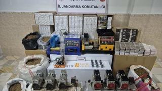 Yer: Uşak! Evinde kaçak sigara malzemeleri bulunan şüpheli tutuklandı