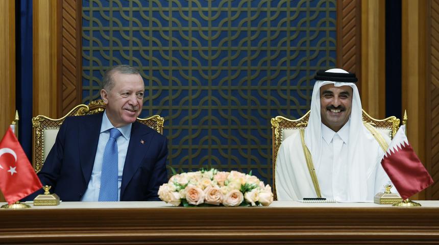 Türkiye ile Katar arasında ortak bildiri ve anlaşmalar imzalandı