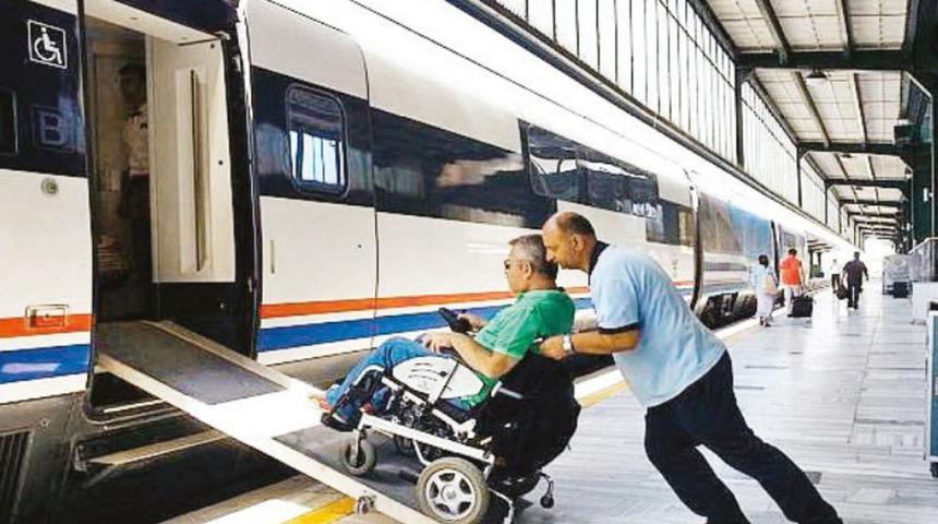 Demiryolu ulaşımında 10 yılda 10 milyon engelli indirimden yararlandı