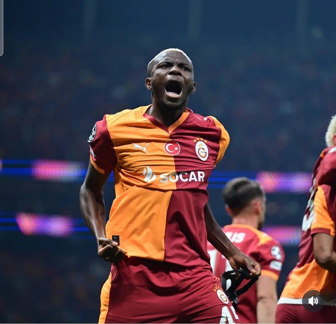 Galatasaray da Victor Osimhen Bodo/Glimt karşısında attığı golle takımını öne geçirdi! Rekor kırarak tarihe geçti... 3