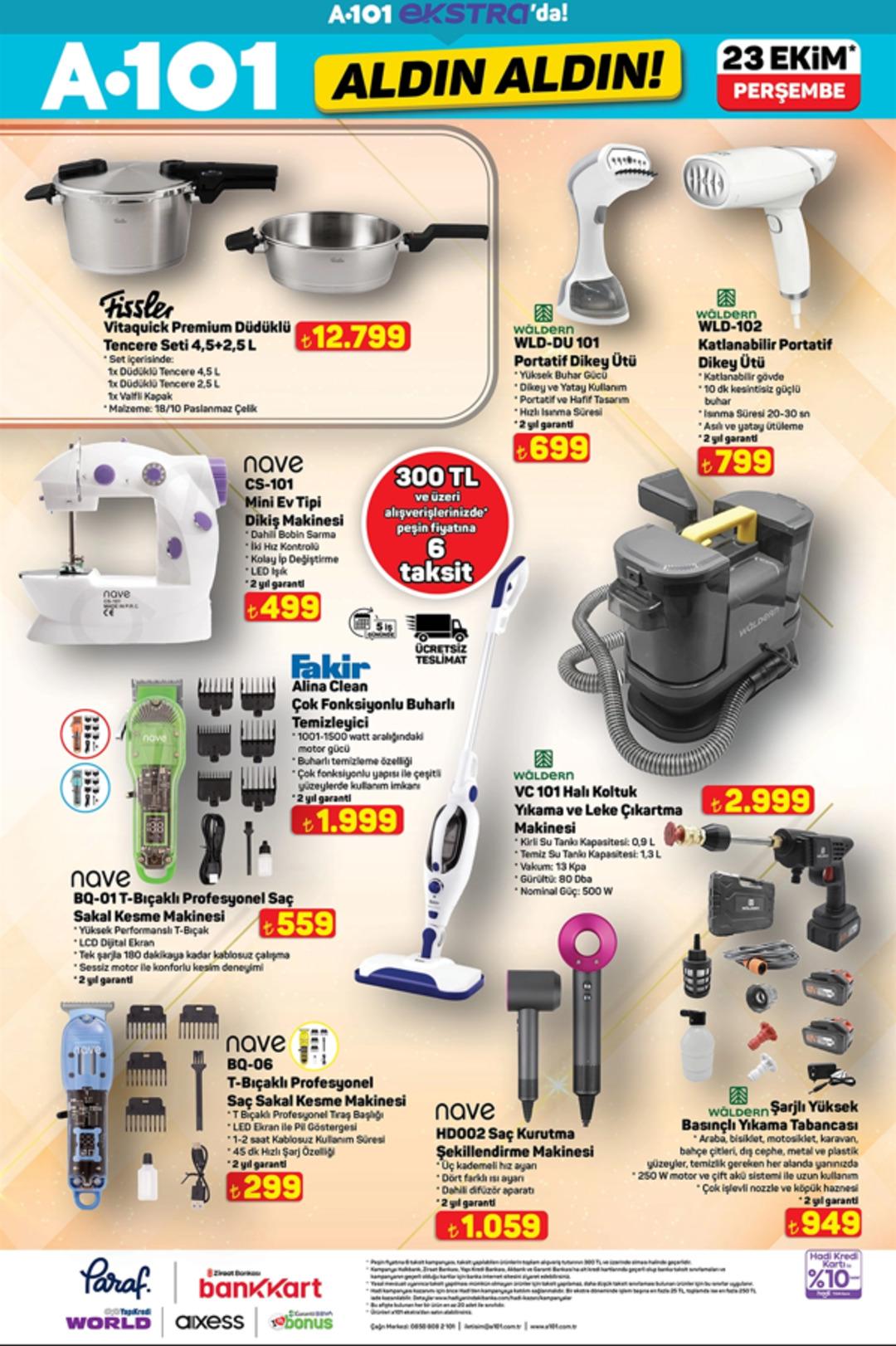 A101 de bu hafta neler var? İşte 23 Ekim 2025 A101 Aldın Aldın Kataloğu 16