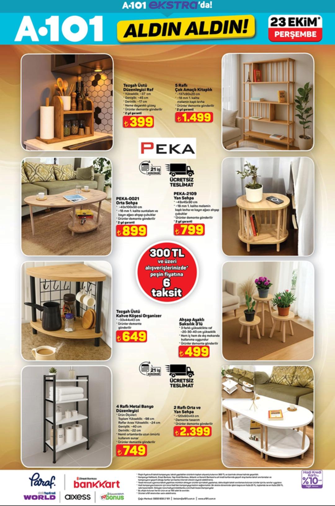 A101 de bu hafta neler var? İşte 23 Ekim 2025 A101 Aldın Aldın Kataloğu 18