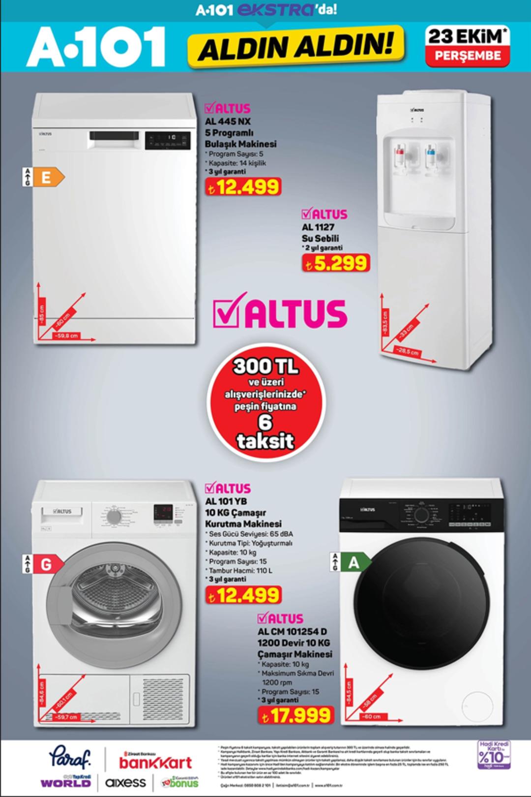 A101 de bu hafta neler var? İşte 23 Ekim 2025 A101 Aldın Aldın Kataloğu 9