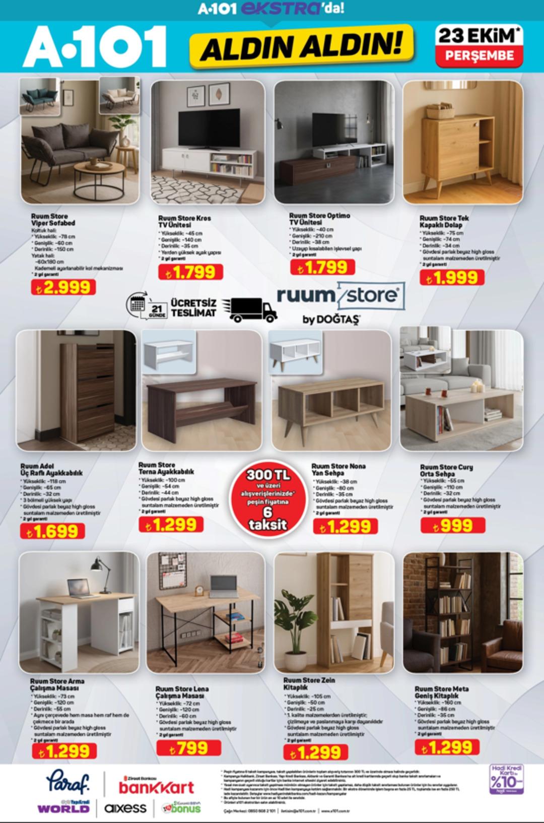 A101 de bu hafta neler var? İşte 23 Ekim 2025 A101 Aldın Aldın Kataloğu 19