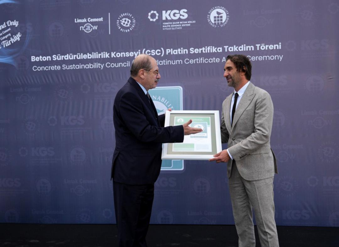 Limak Çimento’dan dünya çapında ilk: Platinum Sertifikası ödülü geldi! 1
